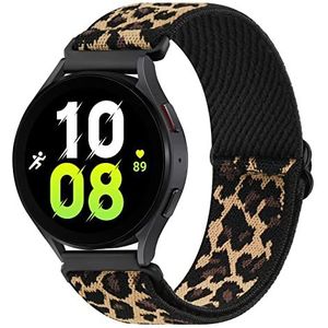 Bandjes en nylon stretch pour montre 5/5 Pro/4 Bandje, Watch 4 bandes classiques pour homme Vrouwen Verstelbare Solo Loop Elastique Sport Strap pour Watch Active 2/Watch 3 41 mm