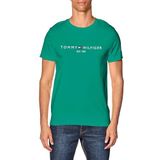Tommy Hilfiger Tommy Logo T-shirt heren (1 stuk), Olympisch groen