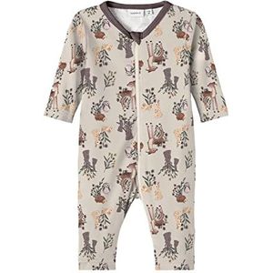 NAME IT Nbfwillit Wool Ls Suit Xxiii Slaap stamper Baby meisje, Antler