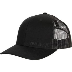 Hurley M Mini Icon Mesh Baseball Cap voor heren, zwart.