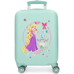 Joumma Disney Princess Celebration cabinekoffer blauw 33 x 50 x 20 cm hard ABS zijcijfersluiting 28,4 l 2 kg 4 dubbele wielen handbagage, blauw, cabinekoffer, Blauw, Handbagage