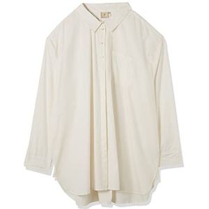 Peppercorn Thelma Parelshirt voor dames, 0011 Gardenia, 48 - grote maat, 0011 Gardenia