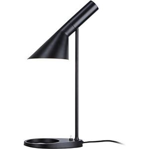 B·LED BARCELONA LED Led-bureaulamp met Nordic metalen voet in modern design E27, 32 x 55 cm, zwart