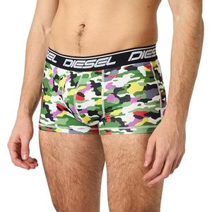 Diesel UMBX-Damien Boxer DSL Homme Camouflage Vert + Rouge + Rose + Noir + Violet Taille S, Camouflage vert + rouge + rose + noir + violet, S