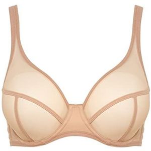 Maison Lejaby - Nufit beha met beugel van lycra voor dames, Beige (Power Skin 389)