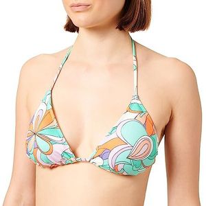Koton Haut de bikini triangle pour femme avec support floral rembourré, Multicolore (mixte), 42