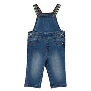 s.Oliver Junior tuinbroek, lange jeans-overall, blauw, 62 jongens, blauw, Blauw