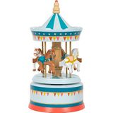 small foot 12321 houten carrousel muziekdoos voor kinderkamer met mooie slapende muziek