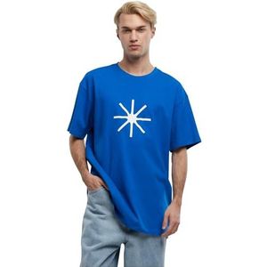 Mister Tee Mt2743 - Error Oversize Tee Uniseks T-shirt (1 stuk), Kobalt Blauw