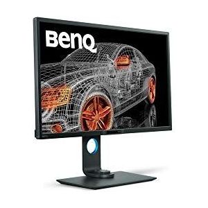 BenQ PD3200Q 32 inch 1440p VA grafische ontwerpmonitor, QHD, 100% Rec.709, sRGB, CAD/CAM, Animatie, Darkroommodus, KVM, Hotkey Puck, DualView, laag blauw licht, flikkervrij, zwart