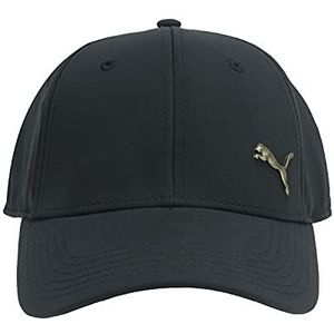 Puma Stretch Cap voor heren, Zwart/Goud