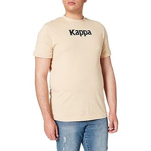 Kappa Daffon T-shirt voor heren, Beige, Rood