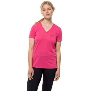 Jack Wolfskin Crosstrail functioneel T-shirt voor dames, licht en ademend