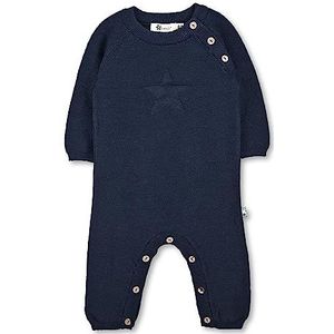 Sterntaler Gebreide eendelige ster gebreide onesie van GOTS baby meisjes, Marinier