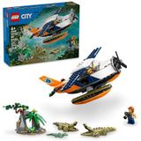 LEGO City L’Hydravion de l’Explorateur de la Jungle - Jouet Pour Garçons et Filles à Partir de 6 Ans - Cadeau Amusant - Avec 2 Minifigurines, une Grenouille et 3 Crocodiles 60425