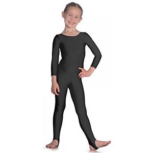 Roch Valley Jumpsuit met lange mouwen, lycra, zwart, 11-13 jaar
