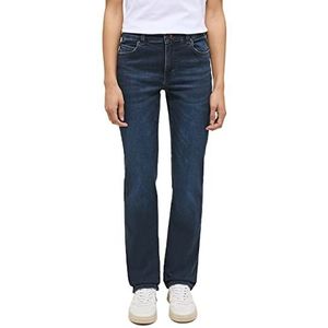 MUSTANG Crosby Relaxed Straight Jeans Dames Donkerblauw 882 30W/32L, donkerblauw 882