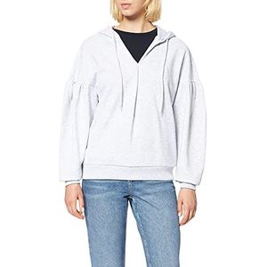 NA-KD Geknoopte details dames sweatshirt, Gebroken wit