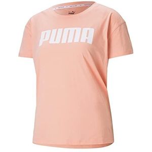 PUMA T-shirt voor dames, motief RTG, logo, Roze