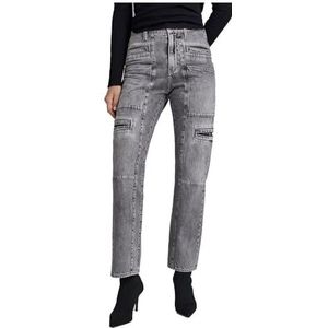 G-STAR RAW Viktoria Utility Jeans High Straight Jeans Dames Jeans, Grijs (Faded Grey Neblina D24566-d537-g324)