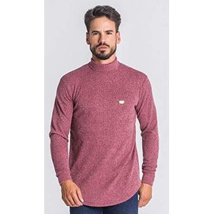 Gianni Kavanagh Smoky Pink Core Turtleneck Medal Sweater Heren Pullover Smoky Pink S, smoke rose