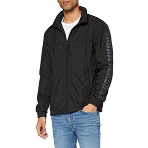 Urban Classics Jas Tactical Light Jacket Windbreaker Heren, zwart.