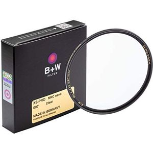 B+W beschermfilter, Clear Filter (30,5 mm, MRC Nano, XS-Pro, 16x coating, slim, Premium), 37 mm