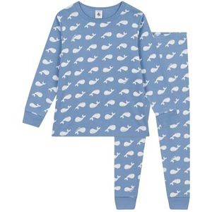 Petit Bateau A0b5c Pyjama met lange mouwen voor jongens, Strand/Marshmallow