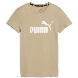 PUMA Chiné T-shirt met logo voor dames