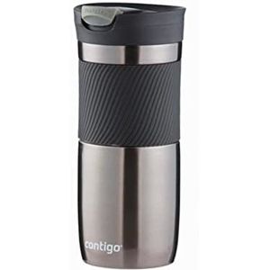 Contigo Byron Snapseal Thermosbeker, reisbeker van roestvrij staal, lekvrije beker, koffiemok met gemakkelijk te reinigen BPA-vrij deksel, 470 ml