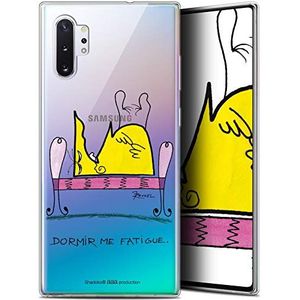 Caseink Beschermhoes voor Samsung Galaxy Note 10+/Plus (6,8 inch), officieel gelicentieerd product van Shadoks®, SchlafDesign, zacht, ultradun,