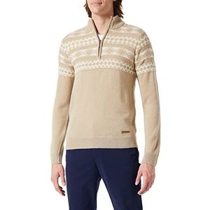 BLEND Heren gebreide trui, sweater, 161104/crockery, L, 161104/Crockery