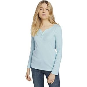 TOM TAILOR Gestreept T-shirt voor dames, 26053 - Offwhite Navy Small Stripe
