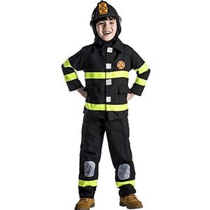 Dress Up America Bekroond Deluxe F-Brandweerman-kostuum voor kinderen