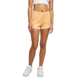 Urban Classics Ladies Organic Interlock Retro Hotpants Short pour femme Disponible dans de nombreuses couleurs différentes Tailles XS à 5XL, Orange palée/sable blanchissant, 3XL