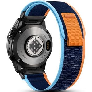 Easuny 22 mm horlogeband compatibel met Garmin Fenix 6 Pro/Fenix 7/Fenix 6, nylon sportarmband met snelsluiting voor Garmin Forerunner 945/965/Garmin Instinct/Instinct 2/Instinct 2/Instinct, Nylon