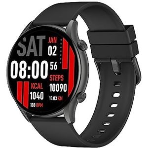 Kieslect Kr Smartwatch (Answer/Make Call), AI-spraakbediening, 3D, multifunctioneel, 3D, multifunctioneel, 3D, IP68 waterdicht, semi-AMOLED, Android en iOS, voor werk en vrije tijd