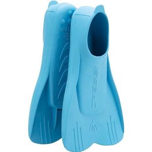 Cressi Mini Light Fins Uniseks korte vinnen voor duiken, snorkelen en zwemmen, azuurblauw 29/31