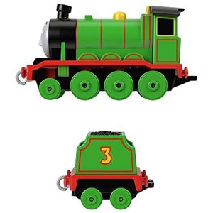 De Thomas Trein - Henry metalen locomotief sterven gegoten duwtrein met goederenwagen, speelgoed voor kinderen, 3 jaar, HMC43