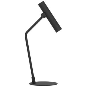 EGLO Almudaina Led-tafellamp, minimalistisch, metaal, zwart, voor slaapkamer, woonkamer, warm wit licht