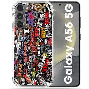 Cokitec Coque Renforcée pour Samsung Galaxy A56 5G Musique Rock Groupe