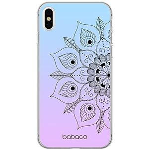 ERT GROUP beschermhoes voor iPhone XS - Babaco Mandalas 001 - precies passend aangepast aan de vorm van de mobiele telefoon, TPU Case