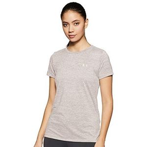 Under Armour Tech Sleeve Twist T-shirt voor dames, Blauw