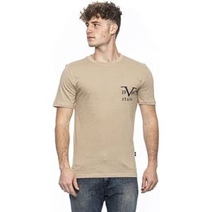 19V69 ITALIA T-shirt heren Troy beige XXL (6 stuks) beige, XXL, Beige