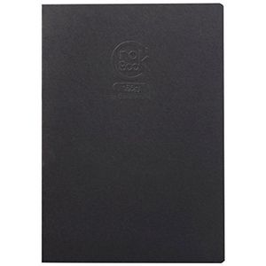 Clairefontaine Crok'Book 60352C notitieboek, 20 vellen, wit tekenpapier, A3, 29,7 x 42 cm, 160 g, portretformaat, zwarte omslag