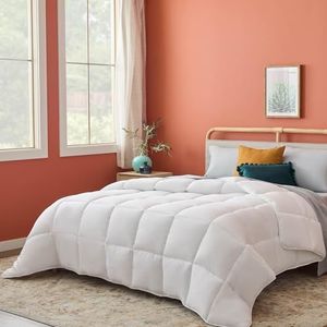 LINENSPA - Alternatief donsdekbed van hypoallergene microvezel voor alle seizoenen, voor extra grote kingsize bedden, wit
