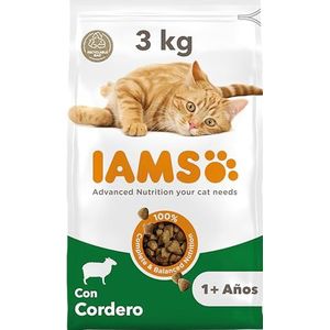 IAMS Lamsvoer voor volwassen katten, 3 kg