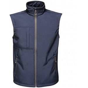 Regatta Softshell-vest, zonder mouwen, voor heren, waterdicht, ademend, winddicht, Octagon II bodywarmers, marineblauw (seal grey)