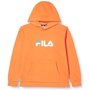 Fila Sande Classic Sweatshirt met capuchon voor kinderen, uniseks, Oranje rooster