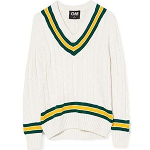 Gunn & Moore Cricket-pullover, maat L, groen / geel